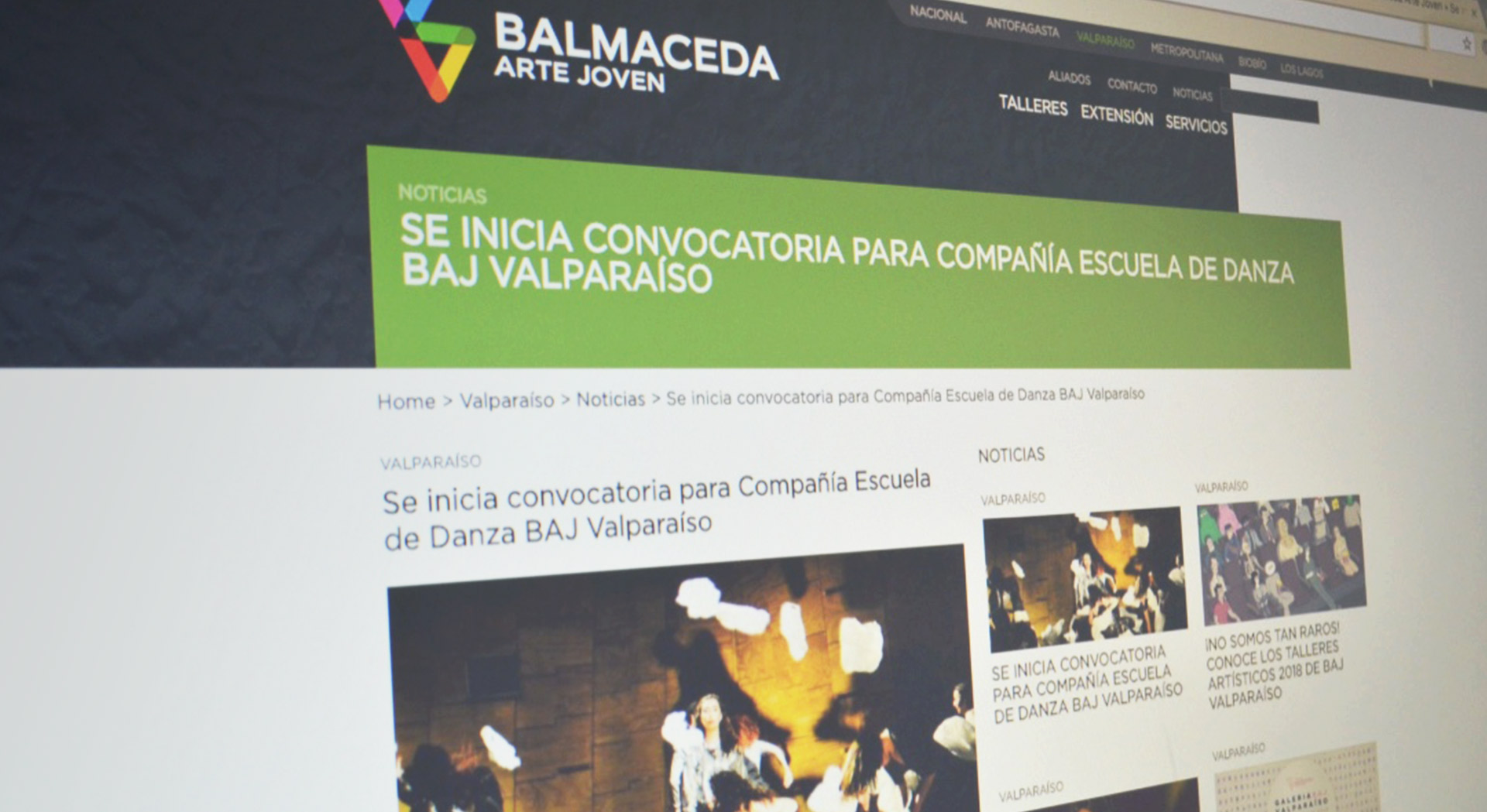 Creación de formulario de inscripciones para talleres gratuitos en Corporación Balmaceda Joven